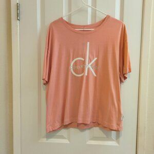 Calvin Klein T-Shirt Soft Pink Size XL Tags Attached
